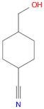 4-(hydroxymethyl)cyclohexane-1-carbonitrile