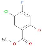 methyl 2-bromo-5-chloro-4-fluorobenzoate