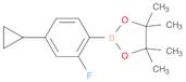 2-(4-cyclopropyl-2-fluorophenyl)-4,4,5,5-tetramethyl-1,3,2-dioxaborolane