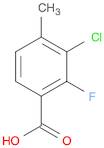 3-chloro-2-fluoro-4-methylbenzoic acid