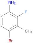 4-bromo-2-fluoro-3-methylaniline