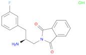 2-[(2S)-2-amino-3-(3-fluorophenyl)propyl]-2,3-dihydro-1H-isoindole-1,3-dione hydrochloride