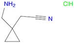 2-[1-(aminomethyl)cyclopropyl]acetonitrile hydrochloride