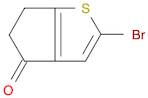 2-bromo-4H,5H,6H-cyclopenta[b]thiophen-4-one