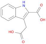 3-(carboxymethyl)-1H-indole-2-carboxylic acid