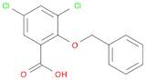 2-(benzyloxy)-3,5-dichlorobenzoic acid