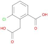 2-(carboxymethyl)-3-chlorobenzoic acid
