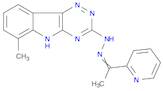 6-methyl-3-(2-(1-(pyridin-2-yl)ethylidene)hydrazinyl)-5H-[1,2,4]triazino[5,6-b]indole