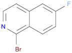 1-BROMO-6-FLUOROISOQUINOLINE