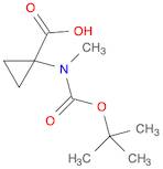 1-{[(tert-butoxy)carbonyl](methyl)amino}cyclopropane-1-carboxylic acid