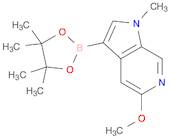 5-methoxy-1-methyl-3-(4,4,5,5-tetramethyl-1,3,2-dioxaborolan-2-yl)-1H-pyrrolo[2,3-c]pyridine