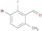 3-bromo-2-fluoro-6-methylbenzaldehyde