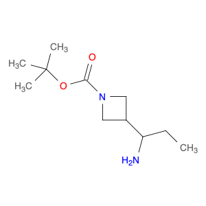 tert-butyl 3-(1-aminopropyl)azetidine-1-carboxylate