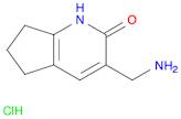 3-(aminomethyl)-1H,2H,5H,6H,7H-cyclopenta[b]pyridin-2-one hydrochloride