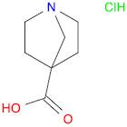 1-azabicyclo[2.2.1]heptane-4-carboxylic acid hydrochloride