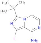 3-tert-butyl-1-iodoimidazo[1,5-a]pyrazin-8-amine