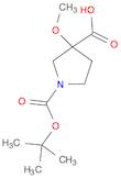 1-[(tert-butoxy)carbonyl]-3-methoxypyrrolidine-3-carboxylic acid