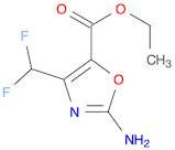 ethyl 2-amino-4-(difluoromethyl)-1,3-oxazole-5-carboxylate