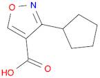 3-cyclopentyl-1,2-oxazole-4-carboxylic acid