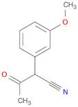 2-(3-methoxyphenyl)-3-oxobutanenitrile