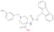4-({[(9H-fluoren-9-yl)methoxy]carbonyl}amino)-1-[(3-methylphenyl)methyl]piperidine-4-carboxylic ac…