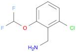 [2-chloro-6-(difluoromethoxy)phenyl]methanamine