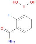 (3-carbamoyl-2-fluorophenyl)boronic acid