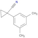 1-(3,5-dimethylphenyl)cyclopropane-1-carbonitrile