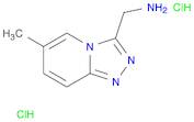 {6-methyl-[1,2,4]triazolo[4,3-a]pyridin-3-yl}methanamine dihydrochloride