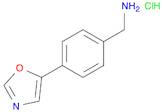 [4-(1,3-oxazol-5-yl)phenyl]methanamine hydrochloride