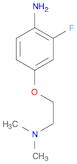 4-[2-(dimethylamino)ethoxy]-2-fluoroaniline