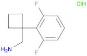 [1-(2,6-difluorophenyl)cyclobutyl]methanamine hydrochloride