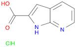 1H-pyrrolo[2,3-b]pyridine-2-carboxylic acid hydrochloride