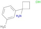 1-(3-methylphenyl)cyclobutan-1-amine hydrochloride