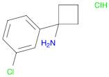 1-(3-chlorophenyl)cyclobutan-1-amine hydrochloride