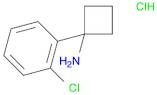1-(2-chlorophenyl)cyclobutan-1-amine hydrochloride