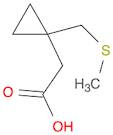 2-{1-[(methylsulfanyl)methyl]cyclopropyl}acetic acid