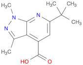 6-(tert-Butyl)-1,3-dimethyl-1H-pyrazolo[3,4-b]pyridine-4-carboxylic acid