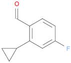 2-cyclopropyl-4-fluorobenzaldehyde