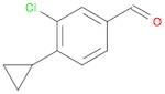 3-chloro-4-cyclopropylbenzaldehyde