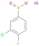 3-CHLORO-4-FLUOROBENZENESULFINIC ACID SODIUM SALT