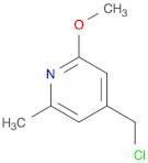 4-(CHLOROMETHYL)-2-METHOXY-6-METHYLPYRIDINE