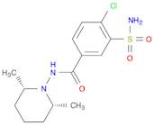 Benzamide,3-(aminosulfonyl)-4-chloro-N-[(2R,6S)-2,6-dimethyl-1-piperidinyl]-, rel-