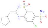 2H-1,2,4-Benzothiadiazine-7-sulfonamide,6-chloro-3-(cyclopentylmethyl)-3,4-dihydro-, 1,1-dioxide