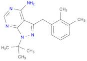 4-Amino-1-tert-butyl-3-(2,3-dimethylbenzyl)pyrazolo[3,4-d]pyrimidine