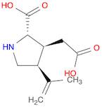 3-Pyrrolidineacetic acid, 2-carboxy-4-(1-methylethenyl)-, (2S,3S,4S)-