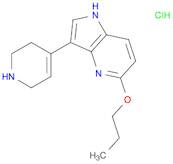 1H-Pyrrolo[3,2-b]pyridine, 5-propoxy-3-(1,2,3,6-tetrahydro-4-pyridinyl)-,monohydrochloride