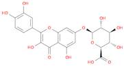 b-D-Glucopyranosiduronic acid,2-(3,4-dihydroxyphenyl)-3,5-dihydroxy-4-oxo-4H-1-benzopyran-7-yl