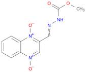 Hydrazinecarboxylic acid, [(1,4-dioxido-2-quinoxalinyl)methylene]-,methyl ester