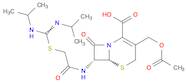 5-Thia-1-azabicyclo[4.2.0]oct-2-ene-2-carboxylic acid,3-[(acetyloxy)methyl]-7-[[[[[(1-methylethyl)amino][(1-methylethyl)imino]methyl]thio]acetyl]amino]-8-oxo-, (6R,7R)-